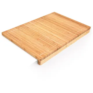 Relaxdays Tranchierbrett Holz 1-tlg. 56 x 38 cm Braun