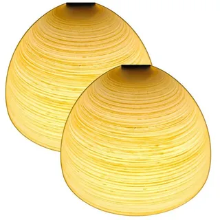 Lichthandel Hoch Lampenschirm 70er Jahre E14 Mediterran Ersatzglas Lampe Glaslampenschirm, E14 Fassung Lampenschirm Glas Lampenschirm Pendelleuchte gelb
