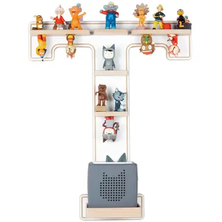 BOARTI Kinderregal Buchstabe T Holz weiß