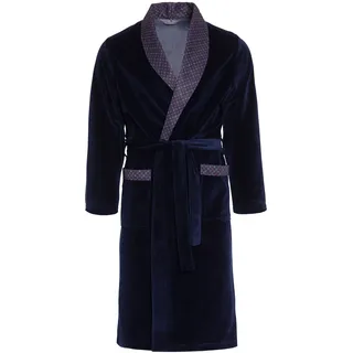 Revise Joel RE-101 Herren Bademantel aus Velours - lang und elegant - 4XL