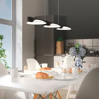 Helestra Pole 3-flg. 36 cm eckig schwarz matt