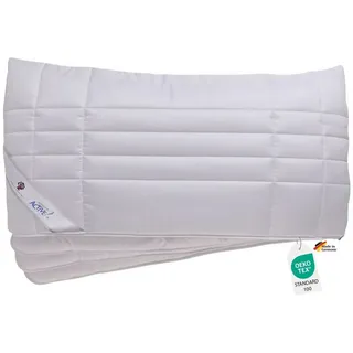 Dormabell Kunstfaserkopfkissen Dormabell Active air - Faser Kopfkissen Funktions Lagenkissen 40x80, Füllung: 100% Polyester, Bezug: 100% Polyester, Seitenschläfer, Rückenschläfer, Bauchschläfer, Hergestellt in Deutschland weiß