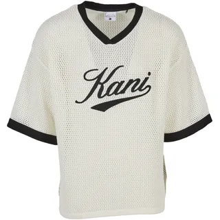 Karl Kani Cursive Varsity Crochet Boxy T-Shirt beige M