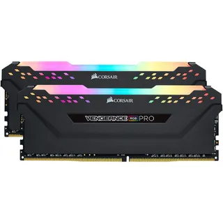 Corsair Vengeance RGB PRO DDR4-3600 16GB Kit (2x8GB) CL18 Schwarz CMW16GX4M2D3600C18