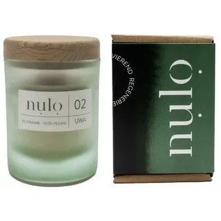 nụlọ Duftkerze 2 Uwa 55g – Wacholder & Kiefer, erdiger Duft, Holzdocht