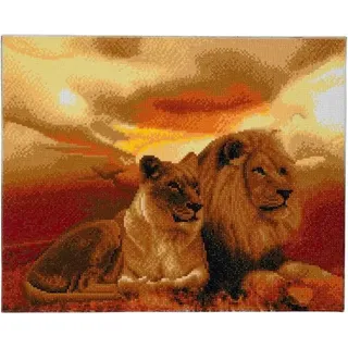 Craft Buddy Ltd. Lions of the Savannah Diamond Painting 40x50cm