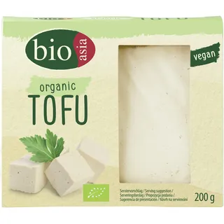 Bioasia Bio Tofu – Neutraler Bio Tofu – Von Natur aus vegan und glutenfrei – 1 x 200 g