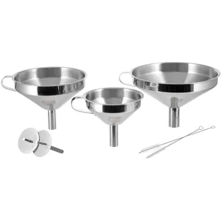 Gräwe Trichter-Set 3-teilig Edelstahl silber