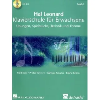 HAL LEONARD Klavierschule für Erwachsene, m. 2 Audio-CDs