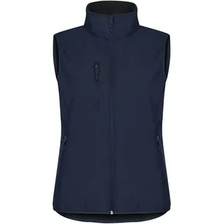 New Wave CLIQUE Classic Softshell Weste Damen - dunkelblau L