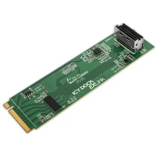 ICY Dock M.2 NVMe PCle 5.0 SSD to 1x MCIO 4i Adapter with R