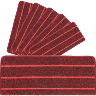 Treppenstufen-Teppich für Holzstufen, rutschfeste Treppenstufen, Wiederverwendbare Selbstklebende Treppenstufen für ältere Menschen, Kinder, Hunde, einfache Installation,F,90x24+3cm (2PCS)