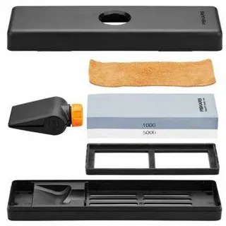 FISKARS Premium Messerschärfer mit Schleifstein und Polierleder