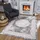 3205 Kurzflorteppich 160 220 Grau