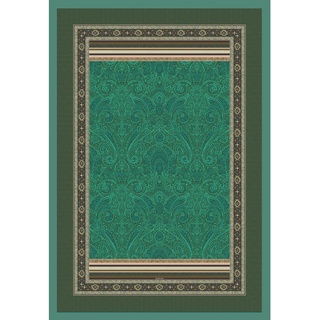 Bassetti Plaid, Waldgrün, Textil, Ornament, 135x190 cm, Schlaftextilien, Bettwäsche, Tagesdecken