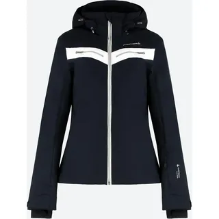 Fischer Luna Skijacke Schwarz/Weiß XXL