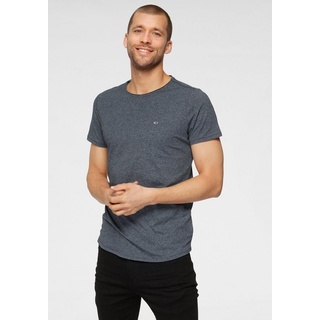 Tommy Jeans Slim Jaspe Kurzarm-T-Shirt Twilight Navy L