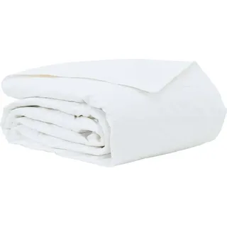 vidaXL Sommerdecke Weiß 240 x 220 cm Feder
