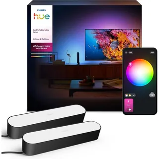 Philips Hue White & Color Ambiance Play Lightbar 2Er Pack Basis-Set (500 Lm), Di