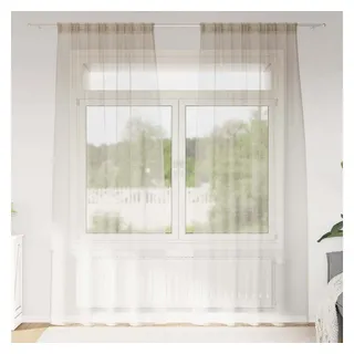 vidaXL Vorhang, Elora with rod pockets 140 cm