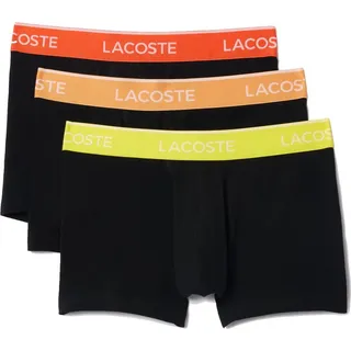 Lacoste, Herren, Unterhosen, 3er Pack Basic Retro Short / Pant, Mehrfarbig, (S, 3er Pack)