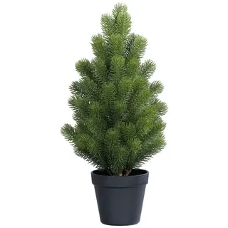 Kunstbaum Künstlicher Mini Tannenbaum Schwarzwald im Topf DP Kunststanne, Seidenblumen Roß, Höhe 46,00 cm, 100% PE Spritzguss 46,00 cm