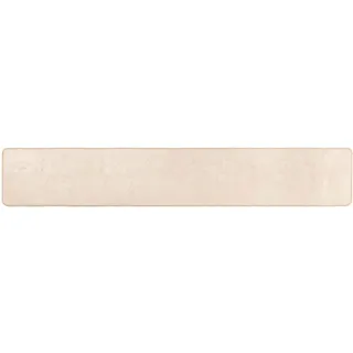 vidaXL Teppichläufer MARSA Creme 50 cm Polyester und PVC