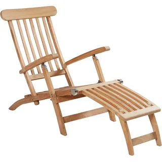 LC Garden »Kampen« Teak Deckchair Gartenliege 160x59x88cm
