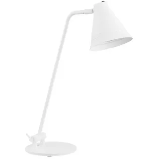 Tischleuchte Argon Avalone, Weiß, Gold, Metall, länglich,länglich, 30x18x55 cm, CE, drehbar, schwenkbar, Lampen & Leuchten, Innenbeleuchtung, Tischlampen, Tischlampen
