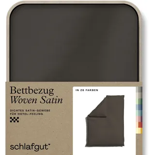 schlafgut Woven Satin Beige 140 x 200 cm + 80 x 80 cm