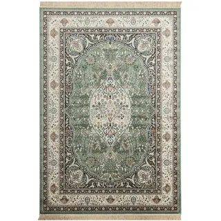 Steffensmeier Orientteppich, Grün, Textil, Orientalisch, Rechteckig, 95x140 cm, für Fußbodenheizung geeignet, Teppiche & Böden, Teppiche, Orientteppiche