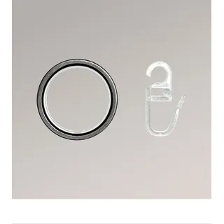 LYSEL® Sichtschutzbefestigung Gardinenringe m. Gleiteinlage für 20mm, (1-tlg)