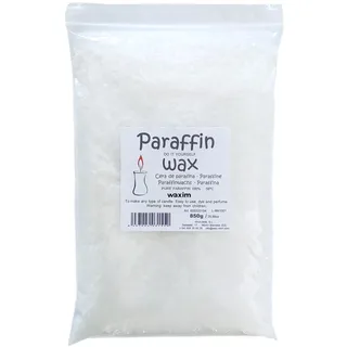 WAXIM Paraffin für Kerzen 850g in Perlen - Wachsgranulat, Kerzenrohstoffe, Kerzenwachs für DIY