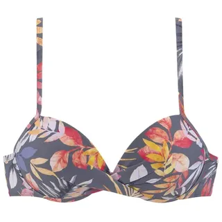 VIVANCE Bikini-Top Damen Grau/Mehrfarbig 34 Cup C