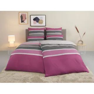 Tom Tailor Felix Renforcé beere 135 x 200 cm + 80 x 80 cm