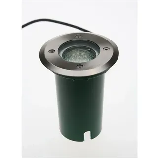 Heitronic Bodeneinbaustrahler Edelstahl 15,0 cm GU10 LED 7 W IP67 silber