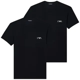 Emporio Armani Unterziehshirt 2er Pack T-Shirt (2-St., 2 Stück) mit Logo schwarz 2XL