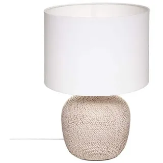 Atmosphera Créateur d'intérieur Tischleuchte Tischlampe mit Keramikfuß DAVIA, H. 40 cm, Leuchte mit Dekofunktion, ohne Leuchtmittel