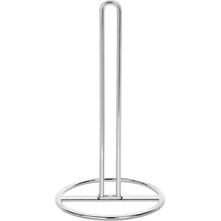 LuxusKollektion Küchenrollenhalter Küchenrollenhalter Stehend Standard Großrollen Küche Silber silberfarben