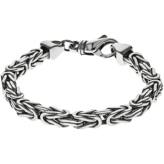 ZEEme Basic Armband Silber 925 Königskette 6 mm Größe onesize