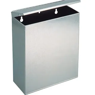 Wandmülleimer Simex Hygienic Edelstahl satiniert 5 L zur Wandmontage im Innenbereich, mit Deckel