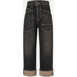 MAC Baggy Jeans Schwarz 40