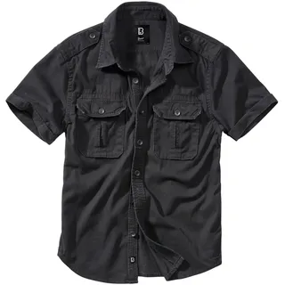 Brandit Textil Vintage Shirt Shortsleeve Schwarz L