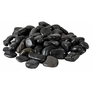 Intergarden Zierkies Dekosteine 3-5 cm 10 kg Schwarz