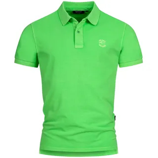 Indicode Herren INJorah Leichtes Poloshirt aus Baumwolle mit Polokragen | Klassisches Polohemd für Business und Freizeit, Herrenshirt, Freizeitshirt, Polokragenshirt, Baumwollshirt für Männer - L