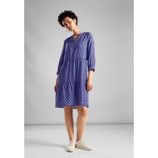 STREET ONE Sommerkleid Blau All-Over Print 34