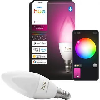 Philips Hue Kerzenlampe White & Color E14 Einzelne Lampe