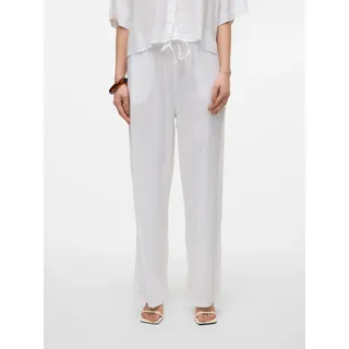 Vero Moda VMLINN LINEN PANTS Schlupfhose Weiß XS (34)