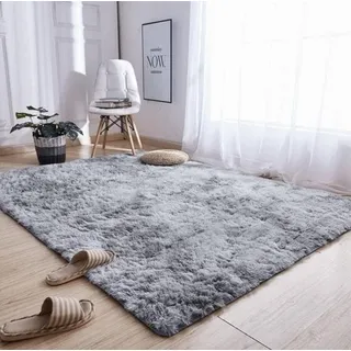 Strado, Teppich, Carpet Ombre Shaggy Strado 120x160 OmbreSilver (light gray) universal (160 x 120 cm)