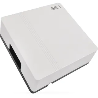 EMOS 2-Draht Türklingel mit Dual-Stromversorgung, 1 Melodie Ding-Dong, Lautstärke 85dB drahtgebunden, zur Wandmontage, quadratisch,